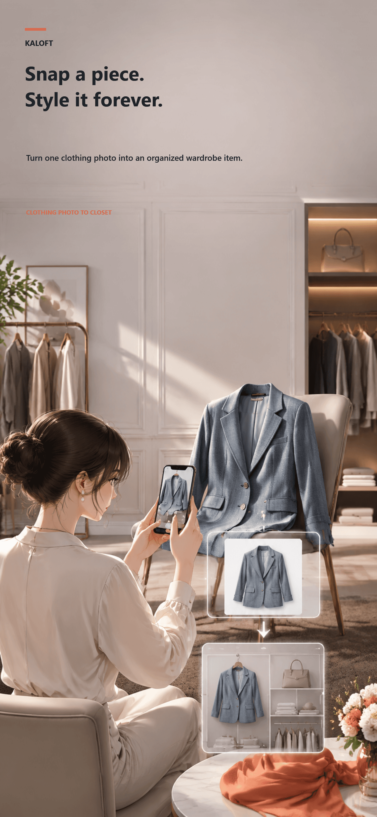 Clothing Photo in the Kaloft app