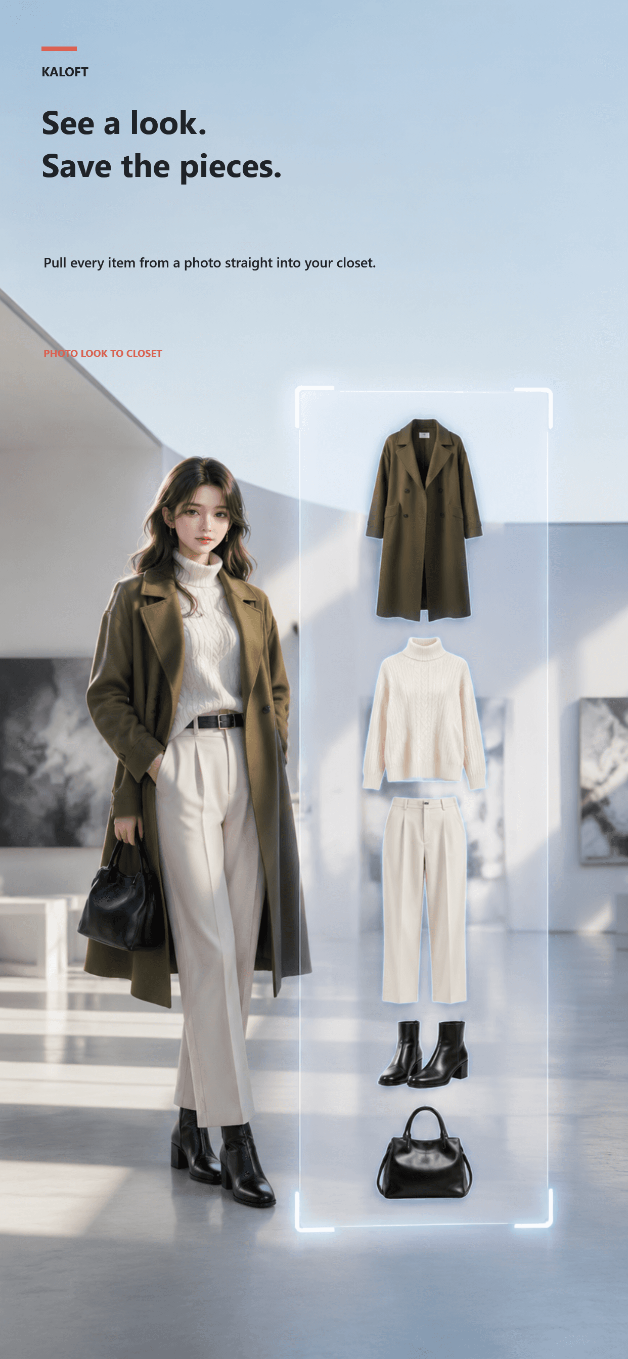 Outfit Photo in the Kaloft app